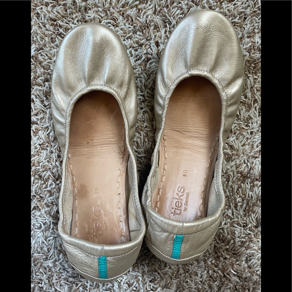 Tieks Champagne Gold Size 10